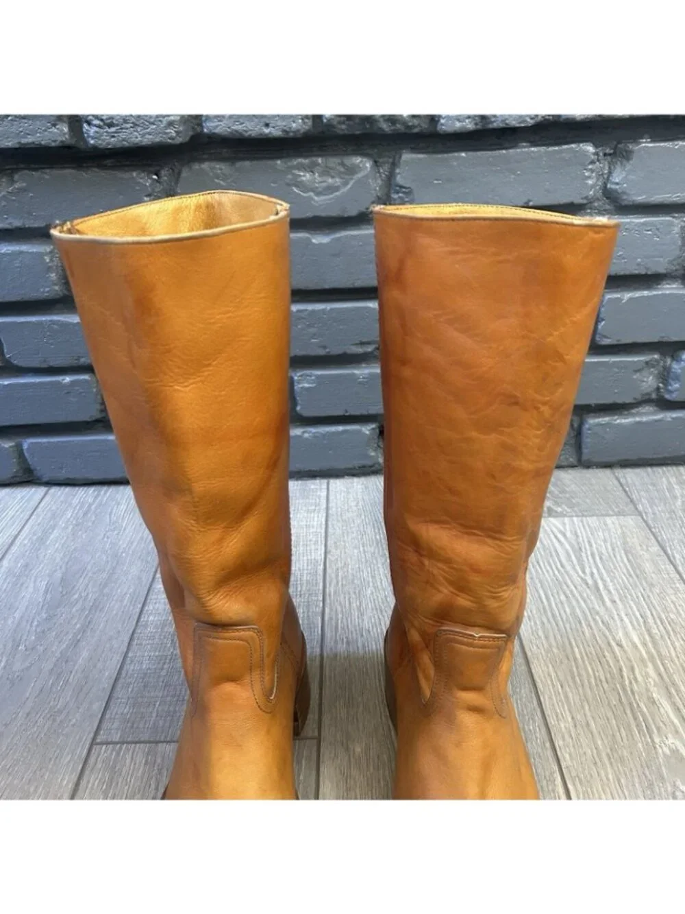 Frye White Label Tall Campus Boots Mens 10 M